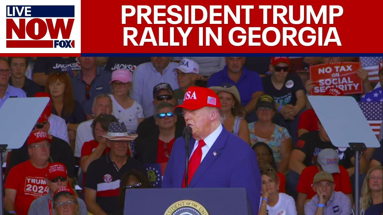 LIVE: President Trump Rally in Dalton, Georgia