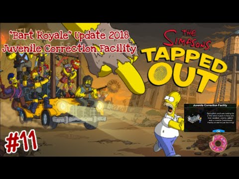 The Simpsons: Tapped Out [275] "Bart Royale" Update (2018) Pt 11 {Juvenile Correction Facility}