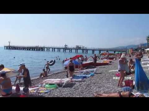 Лазаревское 2017 | Центральный пляж, выбираем духи | День 4 часть 2