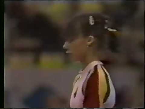 AA 1987 European Championships   Eugenia Golea ROM FX 9 750