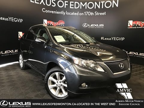 Used Grey 2010 Lexus RX 350 Touring Package Review - Calgary, Alberta