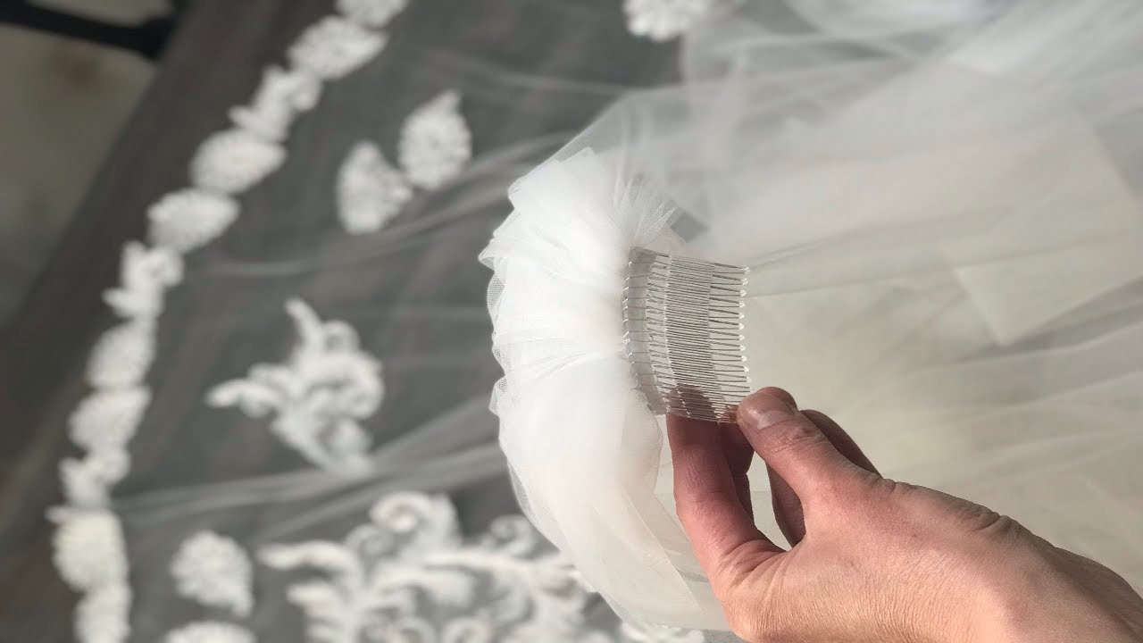 How To Make A Wedding Veil With Lace