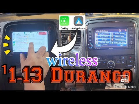 11-13 Dodge Durango How to remove the radio Install Wireless carplay android auto backup camera DIY