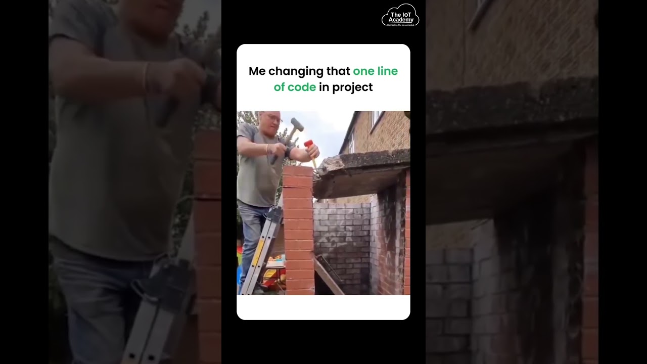 Changed one line of code…Now the whole project needs therapy. 😂 l #shorts