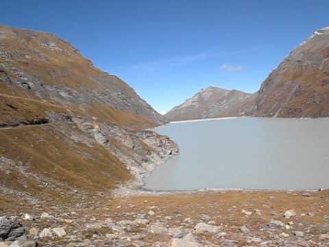 Dam grande dixence - Barrage grande dixence - Valais Switzerland- 2 october 2010