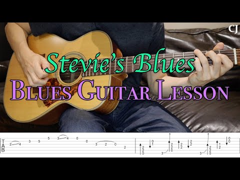 Stevie's Blues - Tommy Emmanuel (With Tab) | Watch and Learn Blues Guitar Lesson