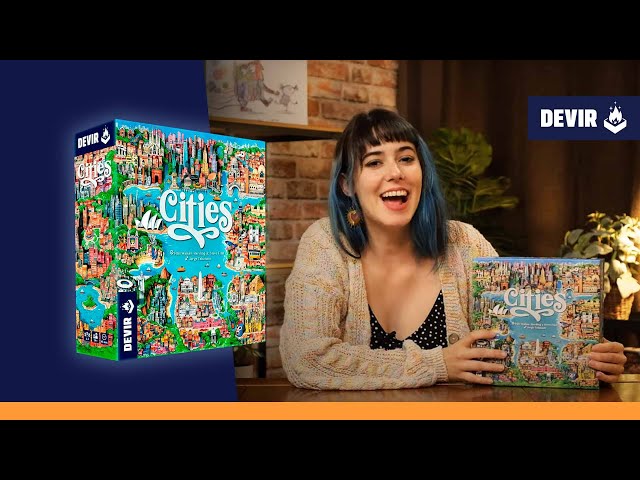Vídeo relacionado con Devir - Cities Expansión Juego de Mesa de Construcción de Ciudades y Urbanismo, Estrategia Familiar 2-4 Jugadores, Gestión de Recursos y Colocación de Trabajadores - Versión Española
