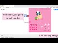 Happy dog - virtual pet for you and friends