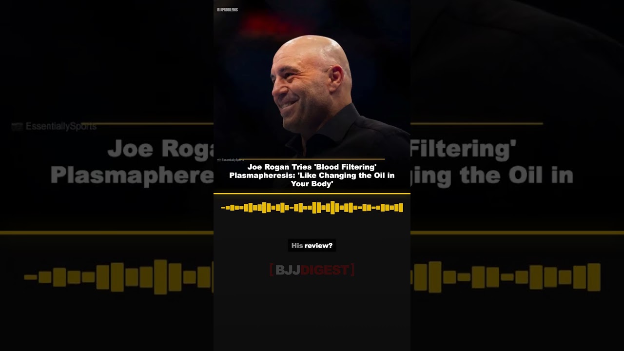 Joe Rogan Spent $10K to Filter His Blood #Shorts