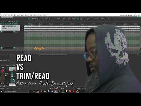 Read vs Trim/Read Automation Mode in REAPER