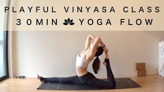 30 Minute Vinyasa Flow / All-levels + Playful Yoga Class with Mika / N