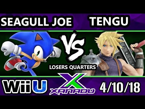 S@X 245 Smash 4 - Seagull Joe (Sonic) Vs. Tengu (Cloud)  - Wii U Losers Quarters