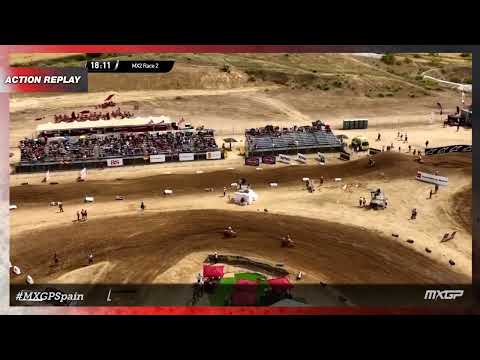 Vialle vs Geerts | MX2 Race 2 | MXGP of Spain 2022 #MXGP #Motocross