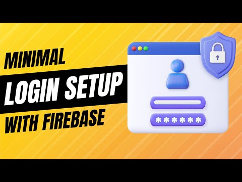 Minimal Login Setup With Firebase Email Authentication - iOS 17 - Xcode 15 thumbnail
