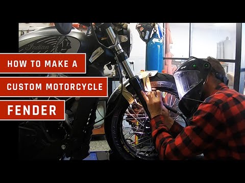 How to Build a Custom Motorcycle Fender | Build Your Own Cafe Racer Custom Fender
