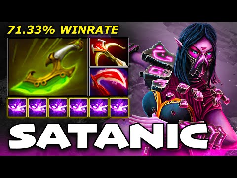 SATANIC TEMPLAR ASSASSIN [S-Tier CARRY 7.35d] - Full Match Dota Class