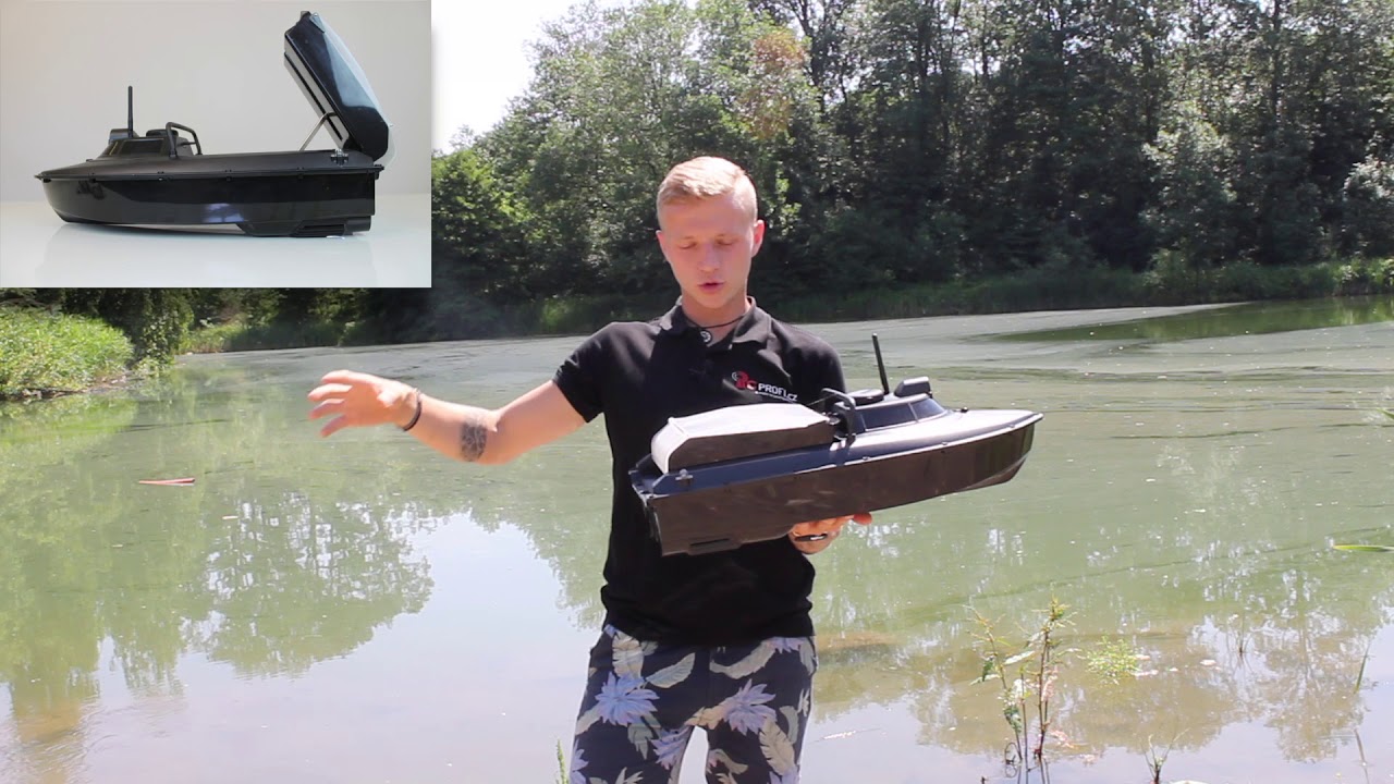 RC Zavážecí loďka V3 se sonarem