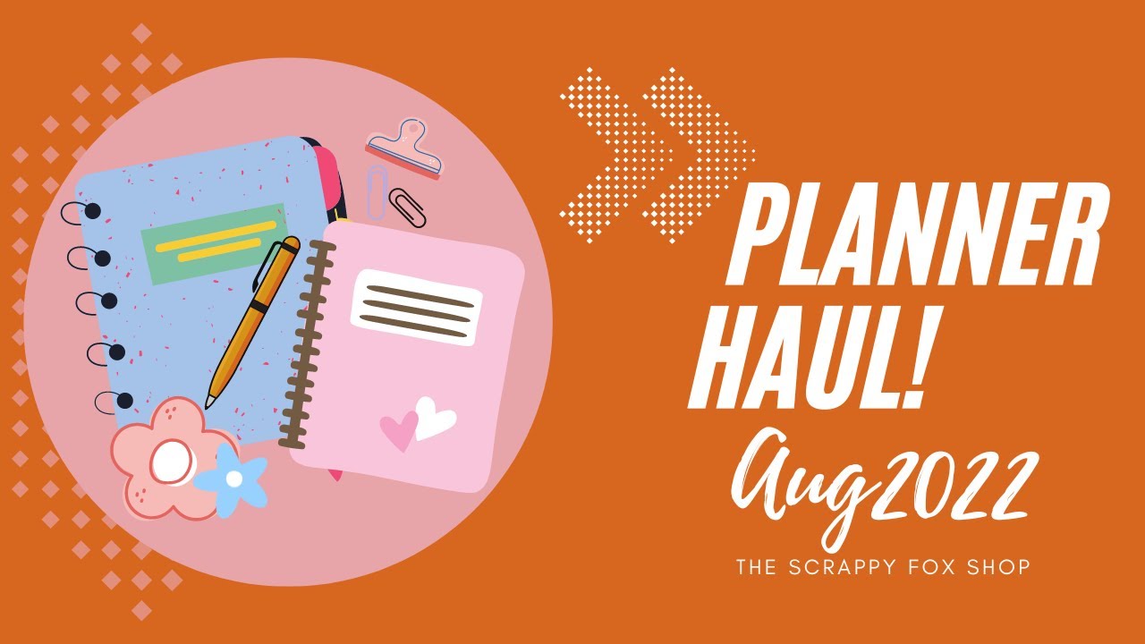 August Planner Haul