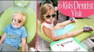 Six Kids Visit the Dentist! | Crazy8Family