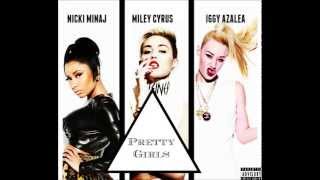 Miley Cyrus ft. Nicki Minaj &amp; Iggy Azalea - Pretty Girls (Audio)
