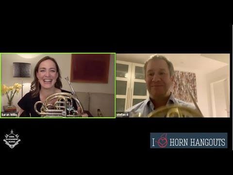Live Horn Hangout in the Time of Corona - Episode 1 - Sarah and Stefan