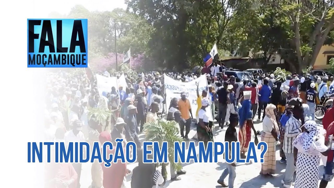 Membros e simpatizantes da Renamo amotinam-se defronte da CDE @PortalFM24