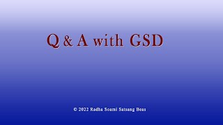 Q & A with GSD 101 Eng/Hin/Punj