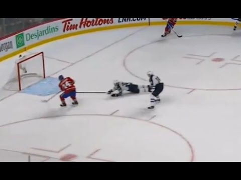 Tomas Plekanec Empty Net Goal vs Winnipeg 3-0 (11/11/14)