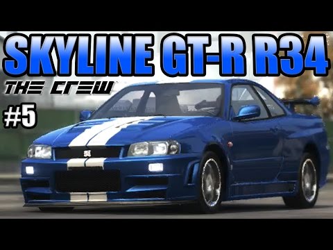 The Crew Walkthrough - EP5 - Nissan Skyline GT-R R34 Build, NEW MISSIONS !!! (1080p/PS4)