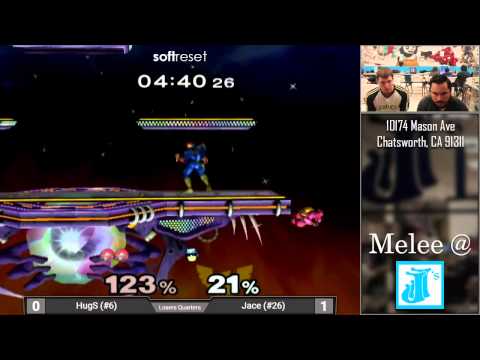 Melee at JJ's #20 - HugS (Samus) vs. Jace (Captain Falcon) - Losers Quarters