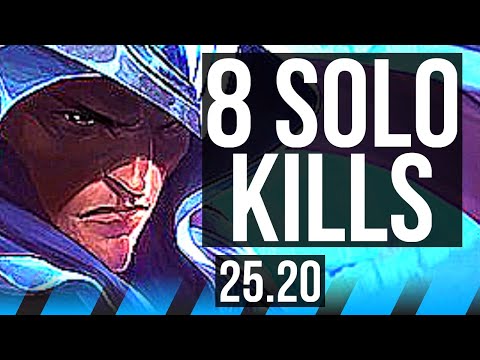 TALON vs IRELIA (MID) | 8 solo kills, 11/1/1, Legendary | KR Master | 25.20