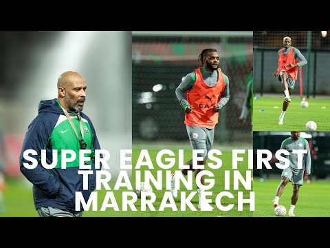Osimhen, Lookman, 24 other Super Eagles train in Marrakech for Algeria vs Nigeria
