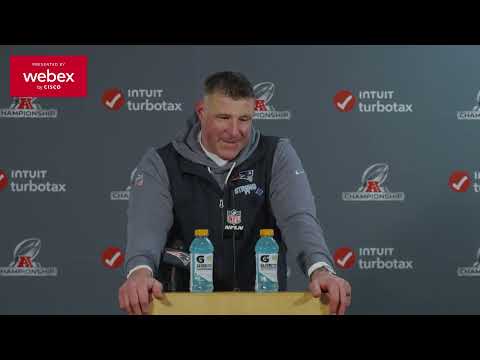 Mike Vrabel AFC Championship Postgame Press Conference | Patriots