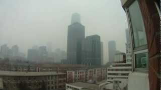 preview picture of video 'Восход.Вид из отеля на самое высокое здание Пекина'