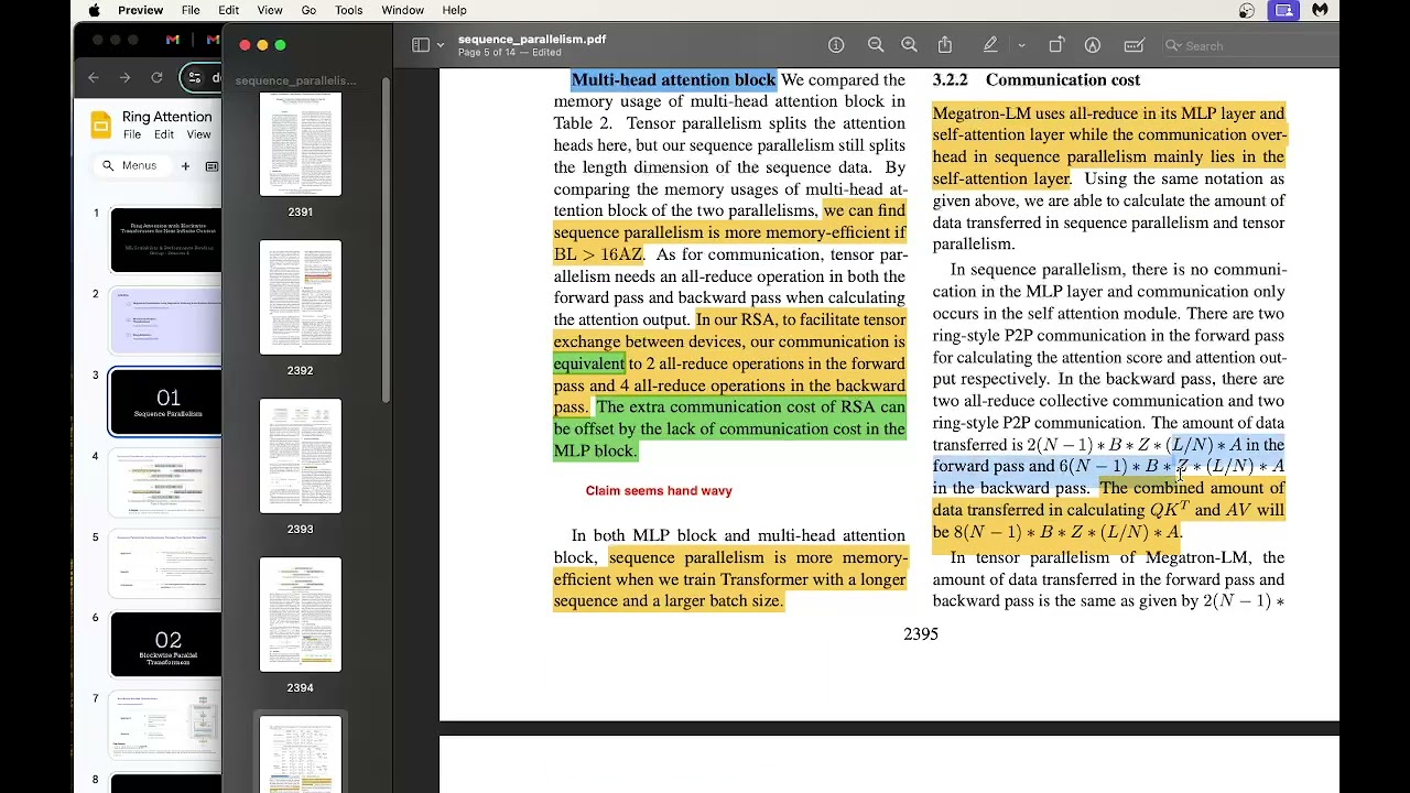 ML Scalability & Performance Reading Group Session 4: Ring Attention