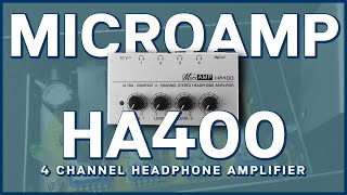 Video thumbnail for MicroAmp HA400 4 Channel Headphone Amplifier | PINOY SOUND GUY Review by Pinoy Sound Guy - Carl