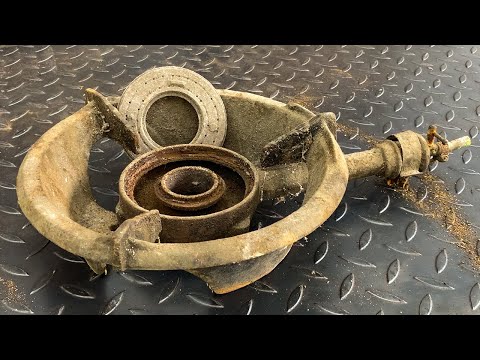 Super Big Fire Biogas Stove // Restorations The Old Piogas Stove Rust Never Before