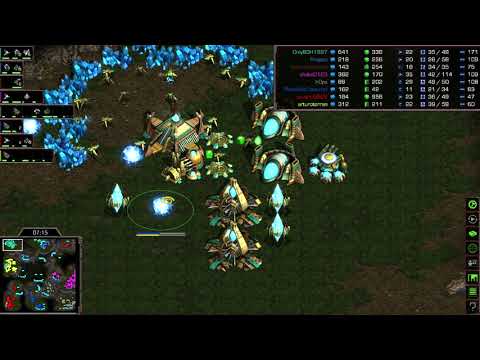 Starcraft: Remastered Broodwar FFA on Big Game Hunters