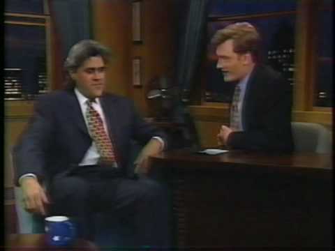 Jay Leno and Conan O'Brien on Late Night  part 1 of 2