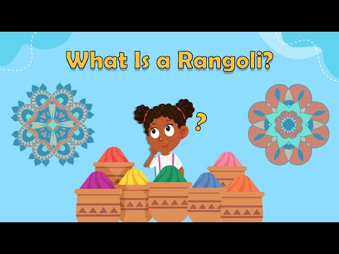 What Is a Rangoli? | Rangoli | Indian Art | Fun Facts For Kids | Culture For Kids | Education