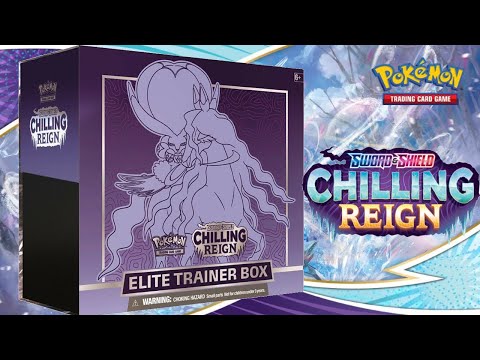 *NEW* Pokemon Chilling Reign Ice Rider Calyrex Elite Trainer Box Opening!