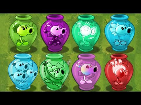 PvZ 2 Challenge Vasebreaker - All Pea Vasebreaker VS Gargantuar Zombie