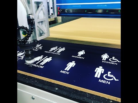 ShopSabre CNC – Creating ADA/Braille Signage with Accent Signagevideo thumb