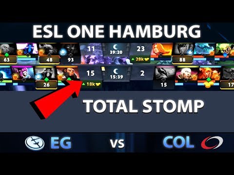EG vs CoL - No One Expected This Total Domination! - ESL One Hamburg Main Stage - Dota 2