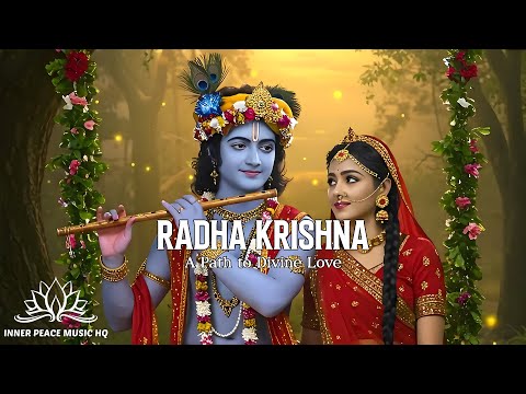Krishna's Divine Flute Music with Radha (1.5 Hrs) | A Path to Inner Peace & Love