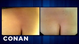 Alison Brie's Boobs Look Like Joel McHale's Perky Butt | CONAN on TBS
