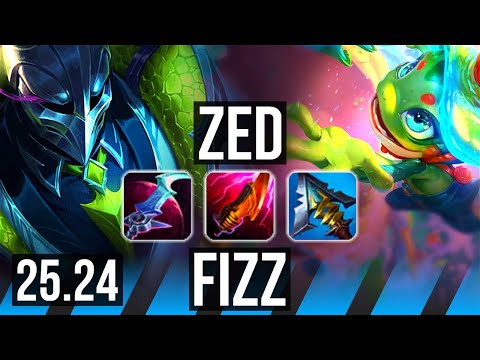 ZED vs FIZZ (MID) | KR Master | 25.24