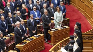 Die Abgeordneten des griechischen Parlaments der neuen Zusammensetzung legten den Eid ab