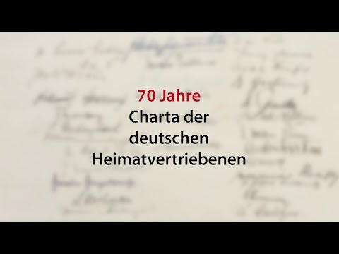 70 Jahre Charta der deutschen Heimatvertriebenen
