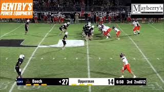 No. 23 Beech vs No. 25 Upperman Week 5 TSSAA Football (GAME HIGHLIGHTS)